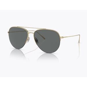 Oliver Peoples CLEAMONS OV1303ST 529281 Gold Grey Polarized Aviator Sunglasses